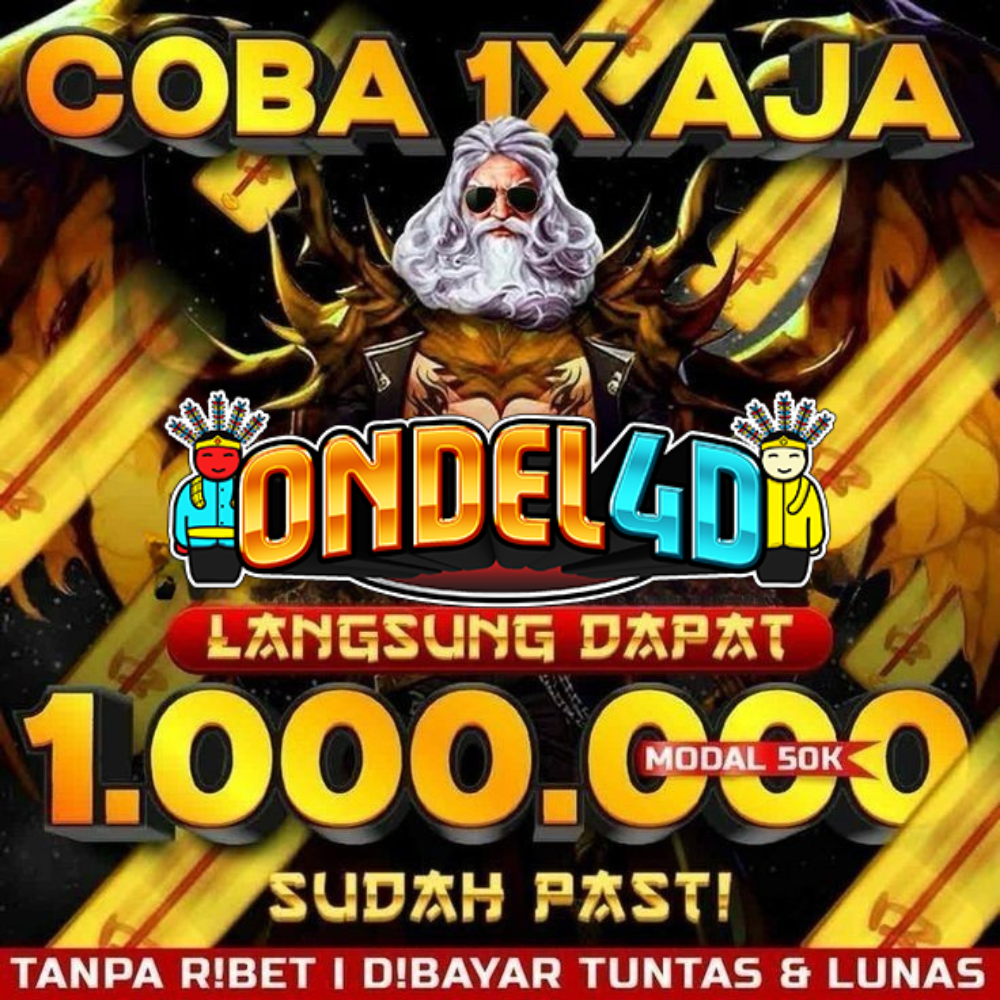 COBA 1X AJA DI ONDEL4D LANGSUNG DAPAT 1JUTA MODAL 50K